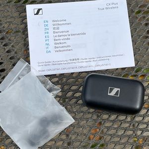 Sennheiser cx plus true wireless headphones earbuds